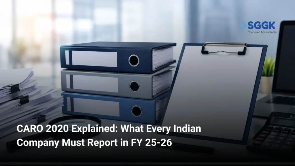 CARO 2020 Explained: What Every Indian Company Must Report in FY 25-26