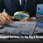 Audit Support Services for Big 6 showing an auditor reviewing financial documents, audit reports, and compliance records for audit readiness-Sggk