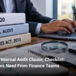 CARO 2020 internal audit checklist with audit documents, compliance records and financial review process-SGGK